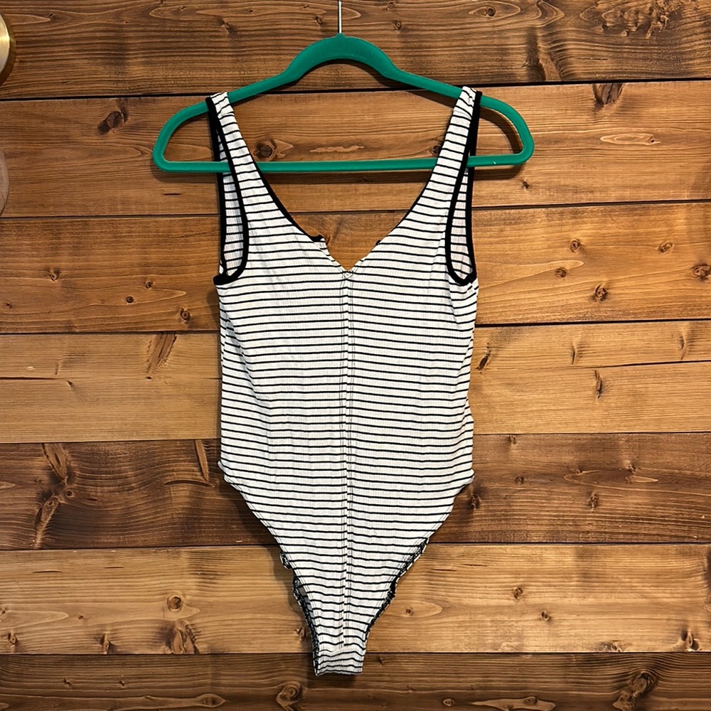Urban outfitters Striped body suit